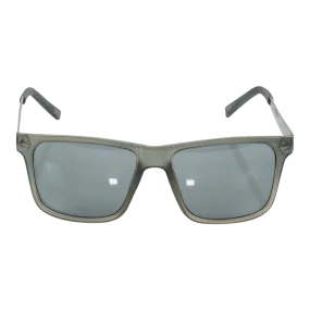 Men's Rectangle Sunglasses Gray/White