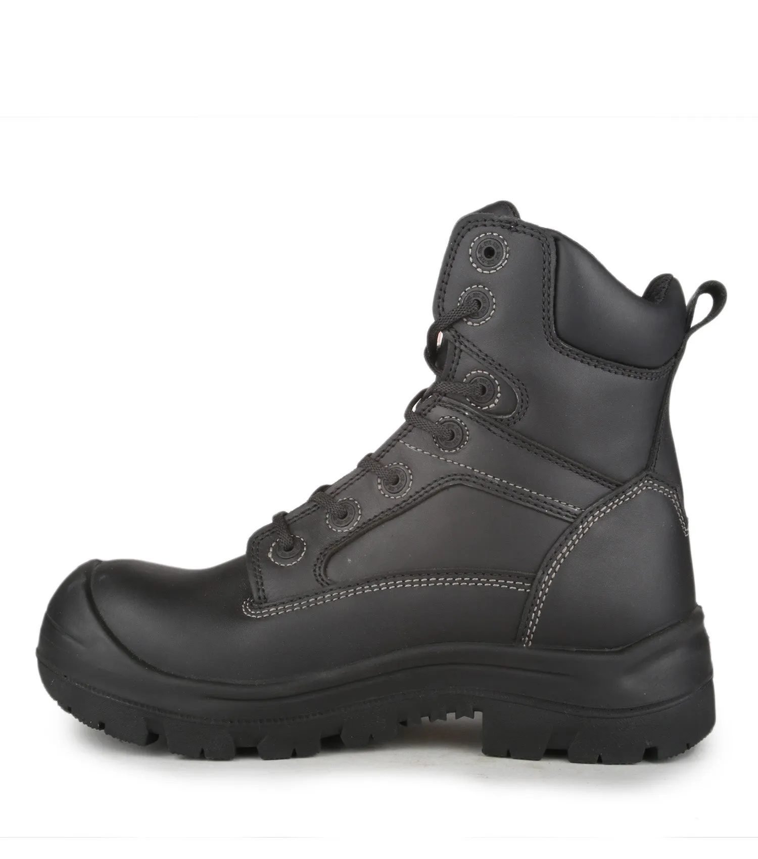 Morgan, Black | 8" Leather Work Boots | Vibram TC4  Outsole