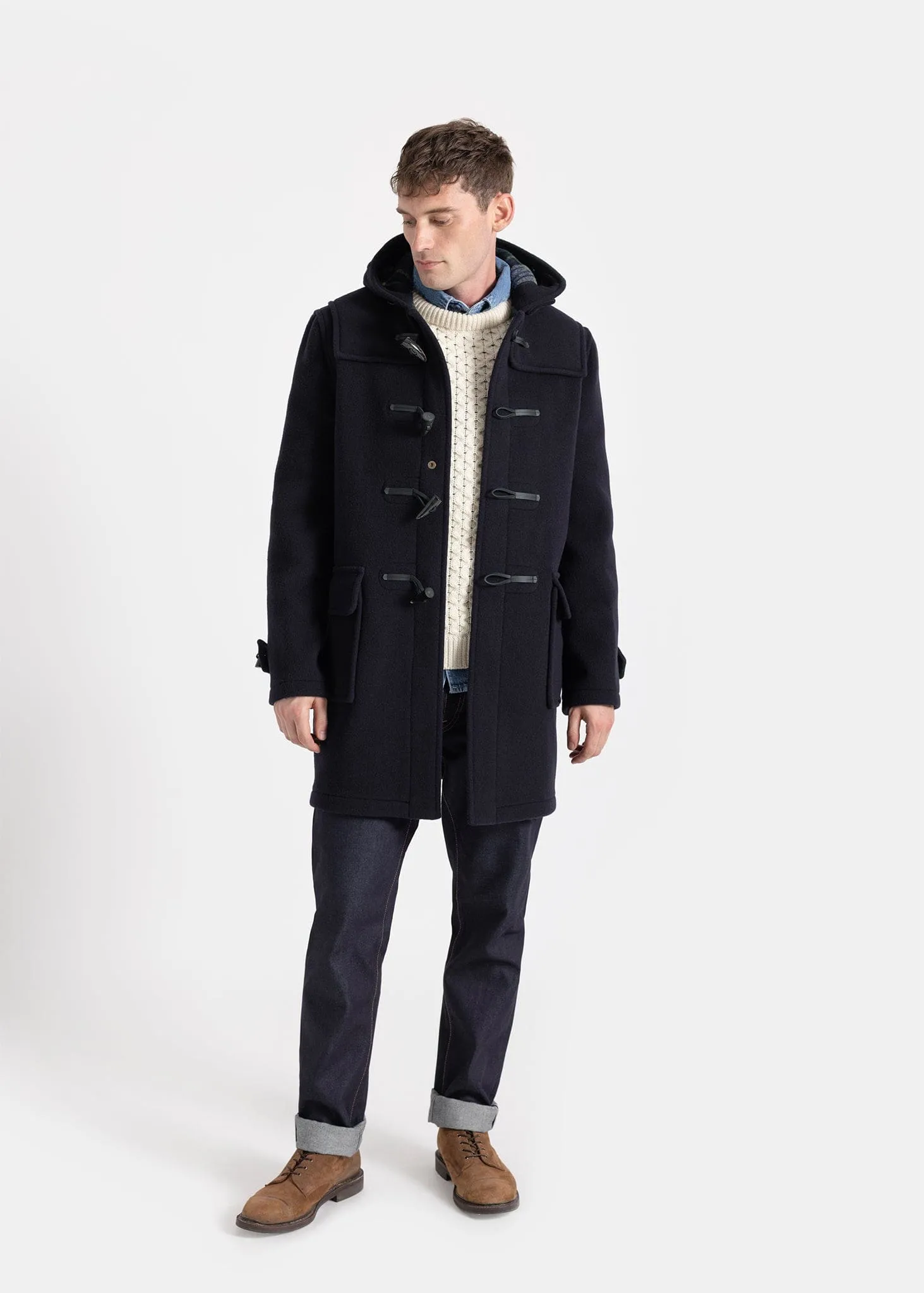 Morris Duffle Coat Navy Dress Gordon