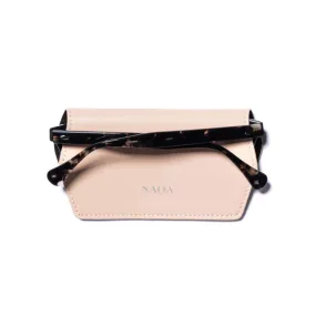 Naoa Slimline Glasses Case in Nude Pink