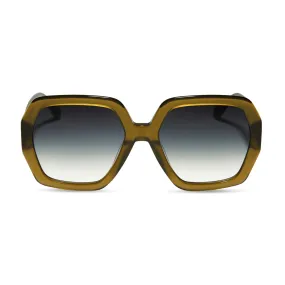 Nola Rich Olive Sunglasses