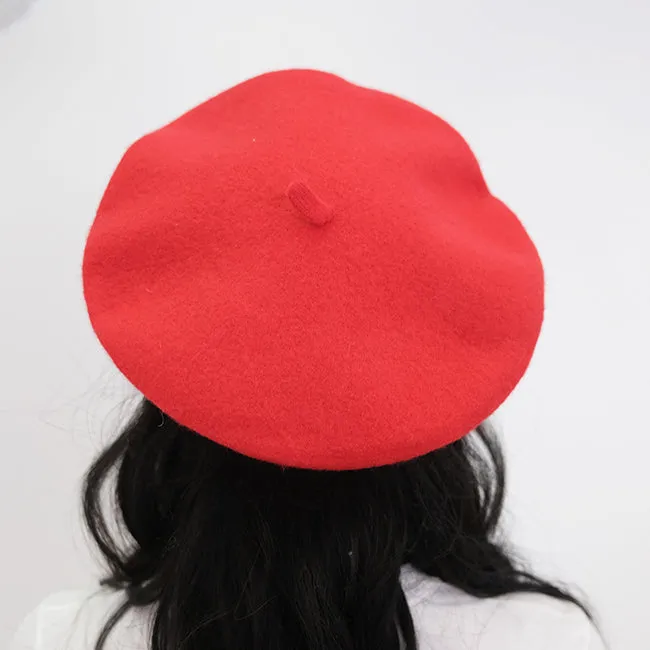 Personalized Beret with Back Stitching