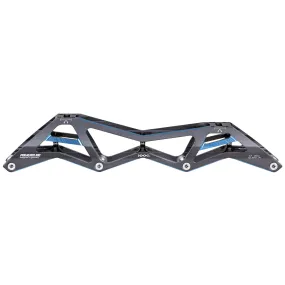 Powerslide Triple X - Inline Speed Frame - 4x110 (Titanium Blue)