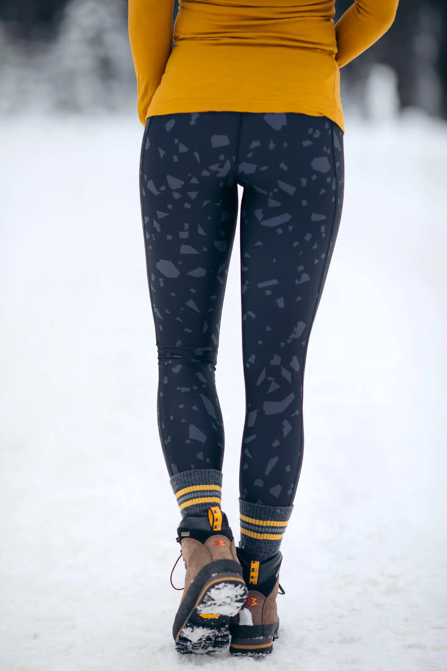 Pro Winter Leggings Frozen Night - Tall ( 7cm)