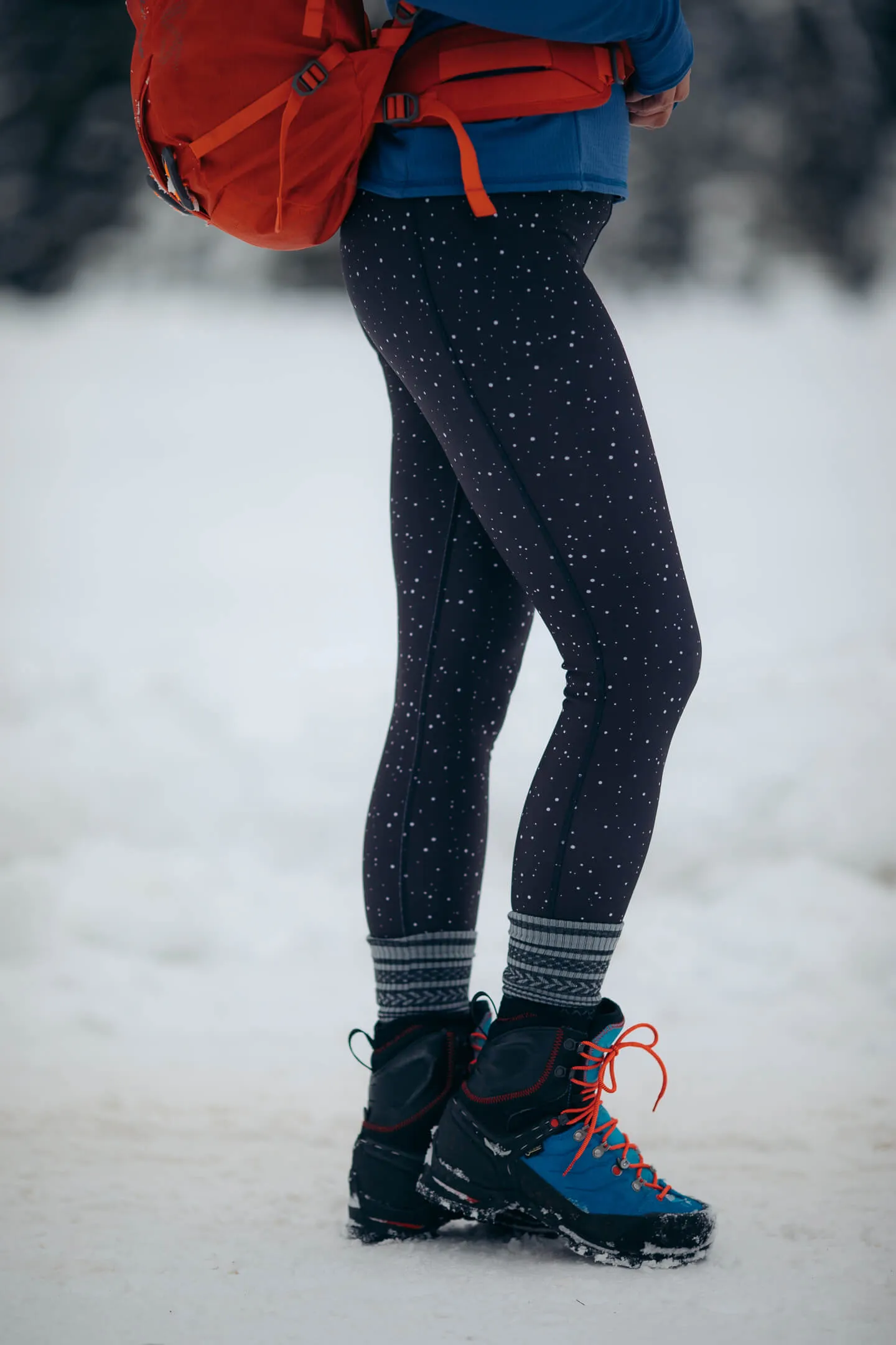 Pro Winter Leggings Midnight Snow - Tall ( 7cm)