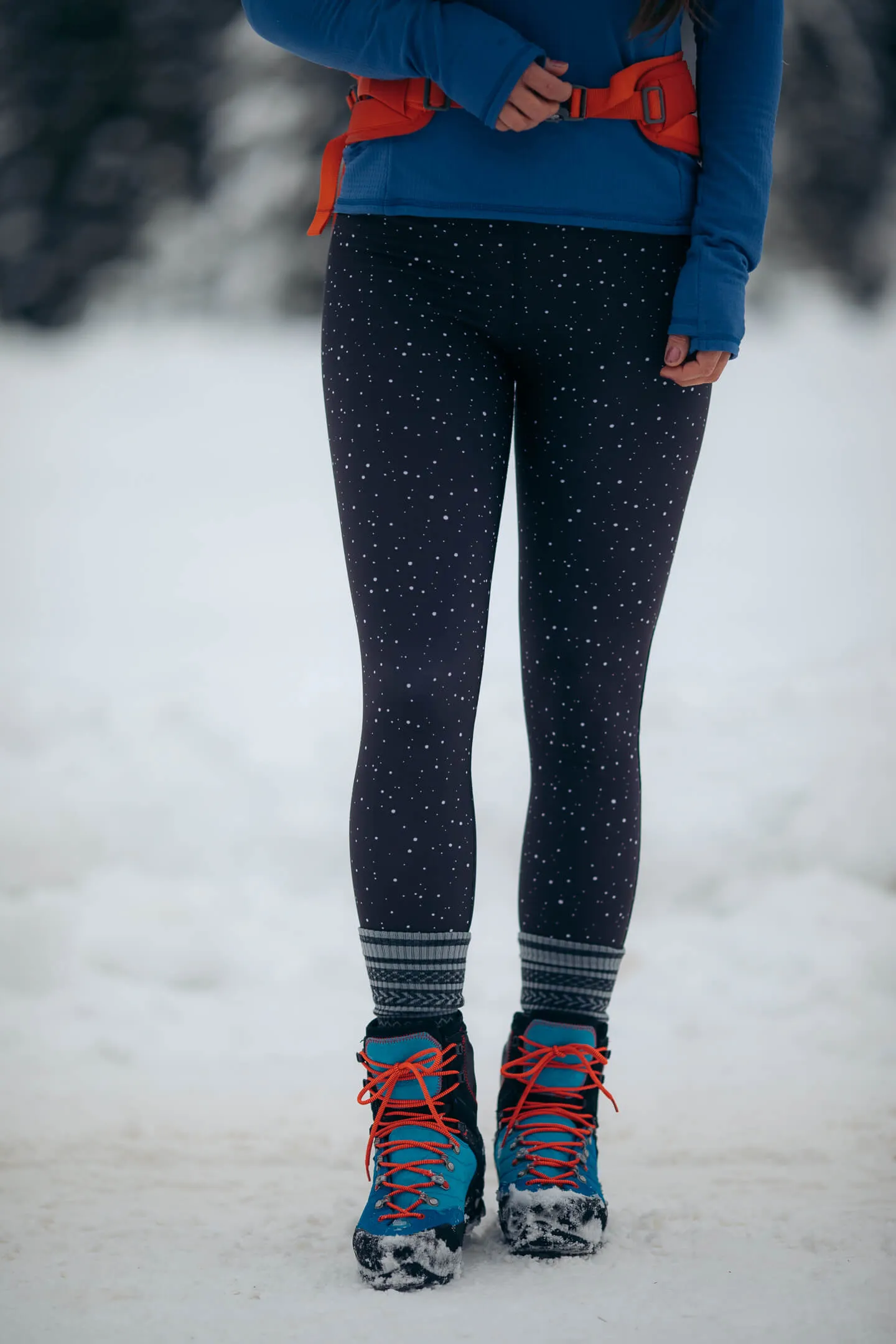 Pro Winter Leggings Midnight Snow - Tall ( 7cm)