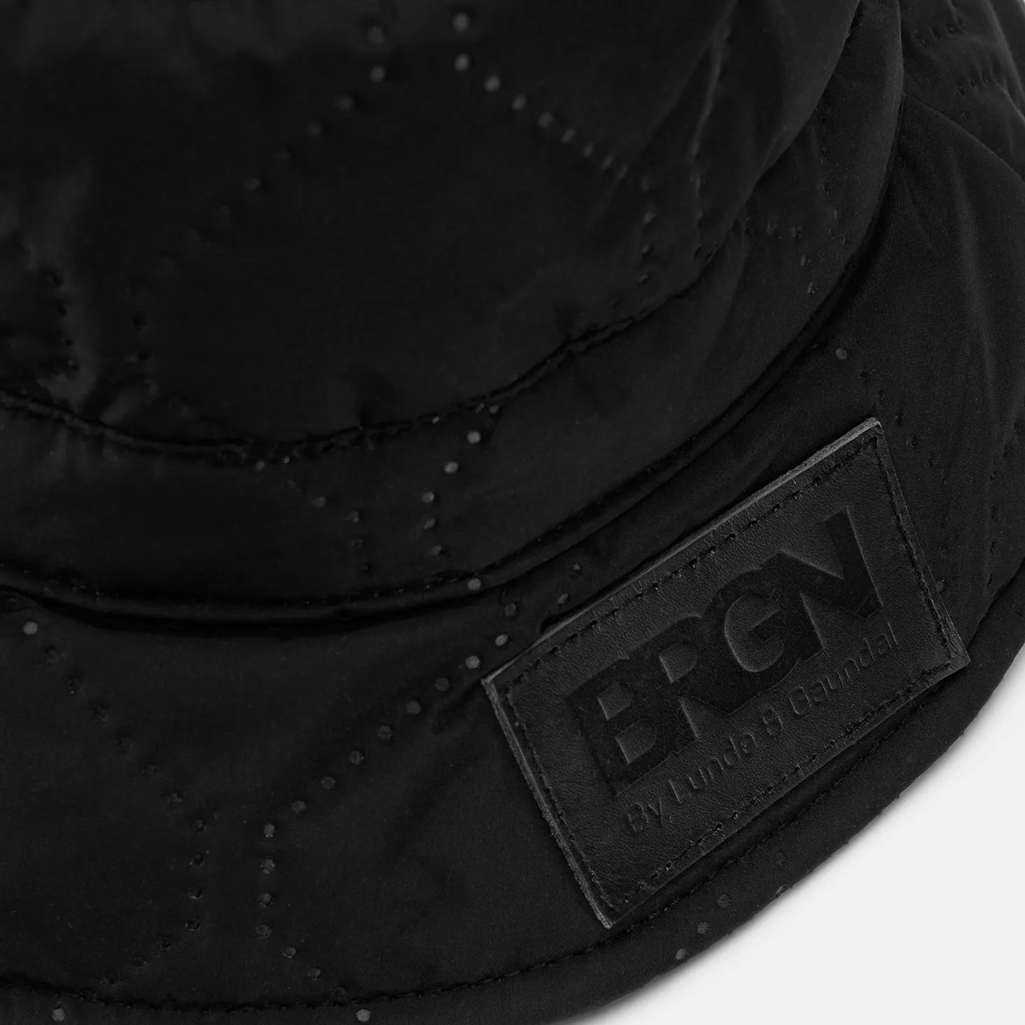 Quilted Bucket Hat - New Black