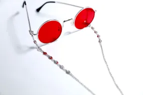 Red vintage glasses