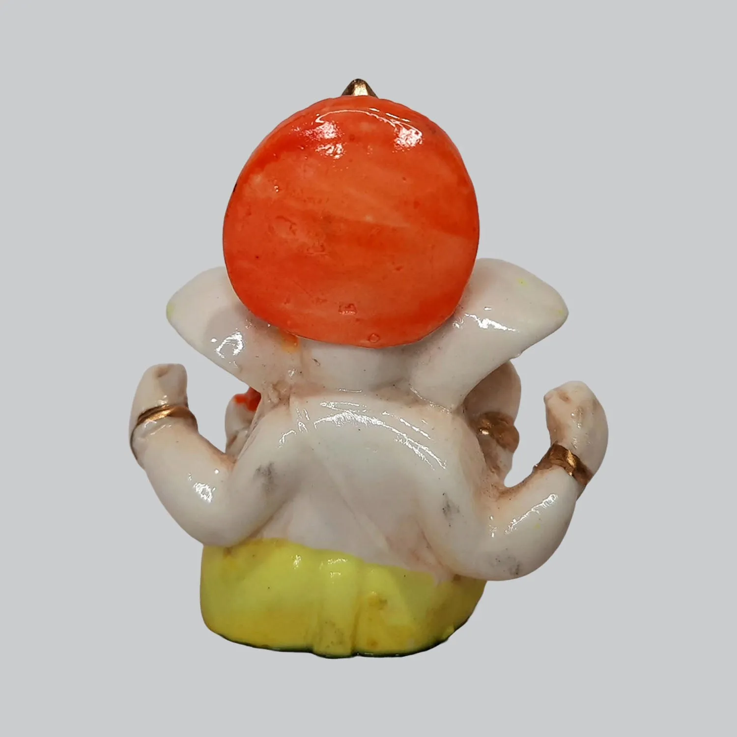 Resin Car Ganesha with Mukut 2.75 in