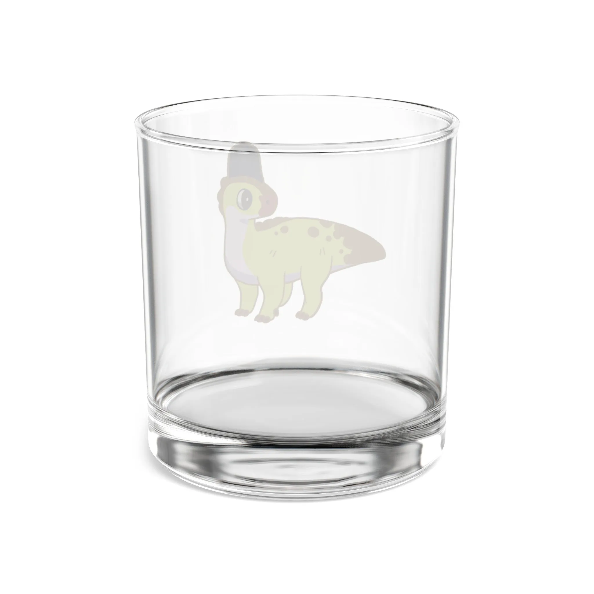 Retro Collectible Glass -  Non-binary Pride Corythosaurus