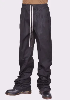 RICK OWENS MEN RU02D6378 TE DIETRICH DRAWSTRING PANTS BLACK (New Season FW24)