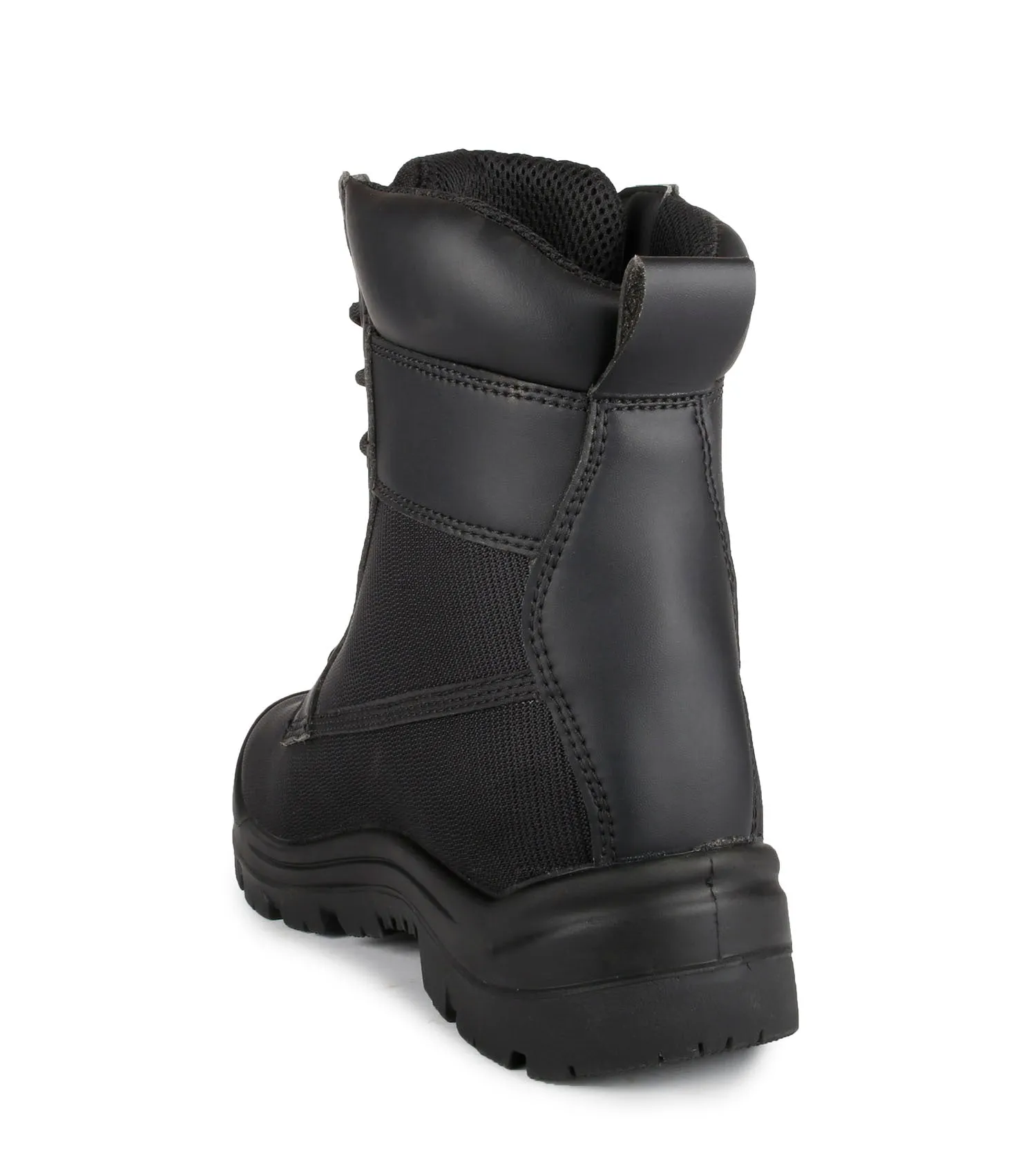 Shire, Black | 8" Vegan Waterproof Work Boots | Vibram TC4 