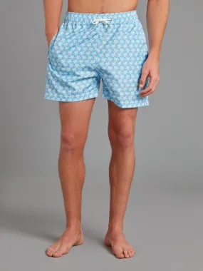 Swimming Shorts - Blue Turtles