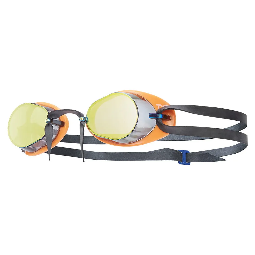 Used TYR Socket Rockets 2.0 Mirrored Adult Goggles-Rainbow/Black