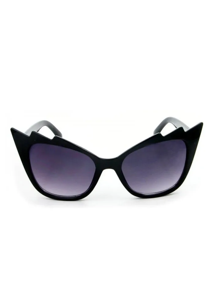 Vamp Cateye Sunglasses - Black