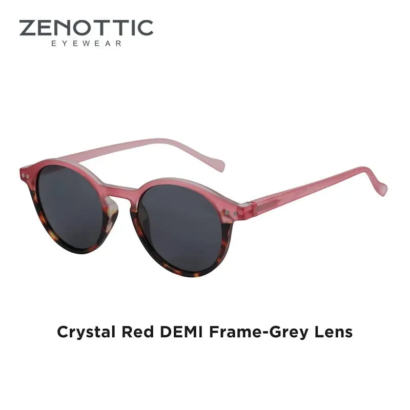 Vintage Chic: Small Round Frame Polarized Sunglasses for Women