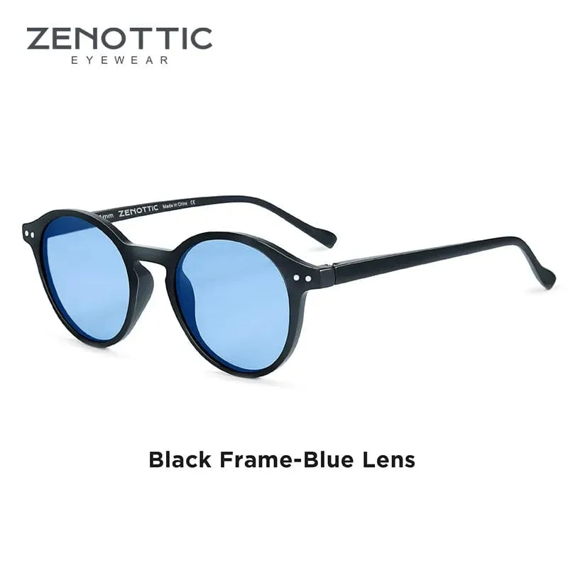 Vintage Chic: Small Round Frame Polarized Sunglasses for Women