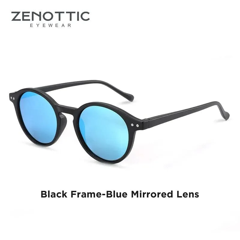 Vintage Chic: Small Round Frame Polarized Sunglasses for Women