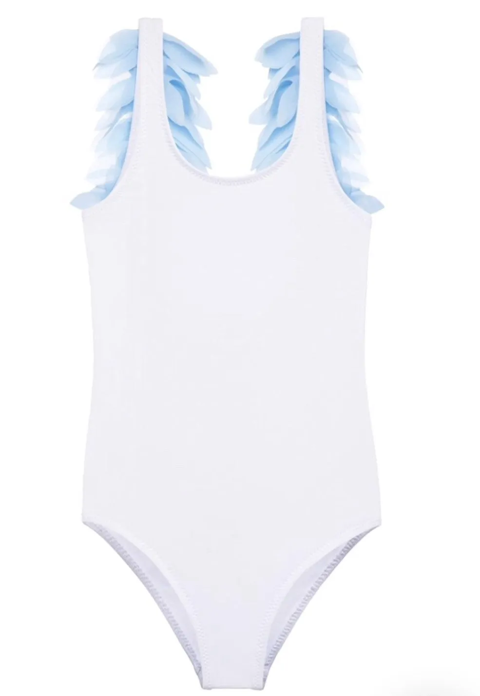 WHITE PETAL SWIMSUIT